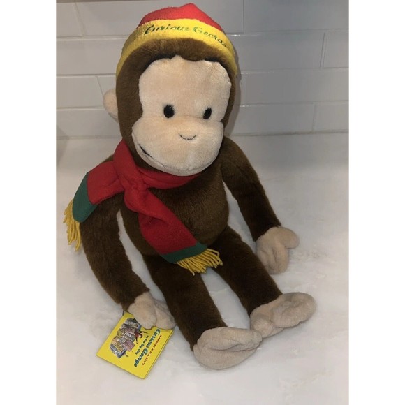 24 Inch Macy's Limited Edition Curious George In the Big Plush With Book - Picture 5 of 11